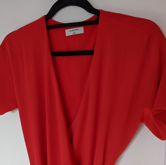 Babaton Wallace Dress Red - Picture 3 of 5